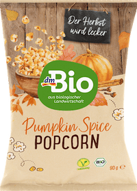 dmBio Popcorn Pumpkin Spice, 90 g