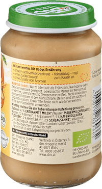 Porridge Birne-Banane ab 10. Monat, 190 g