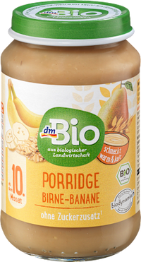 Porridge Birne-Banane ab 10. Monat, 190 g