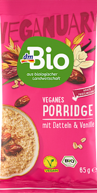 Porridge mit Vanille-Dattel, 65 g