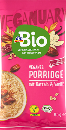 Porridge mit Vanille-Dattel, 65 g