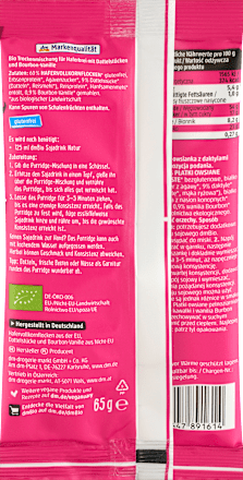 Porridge mit Vanille-Dattel, 65 g