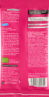 Porridge mit Vanille-Dattel, 65 g