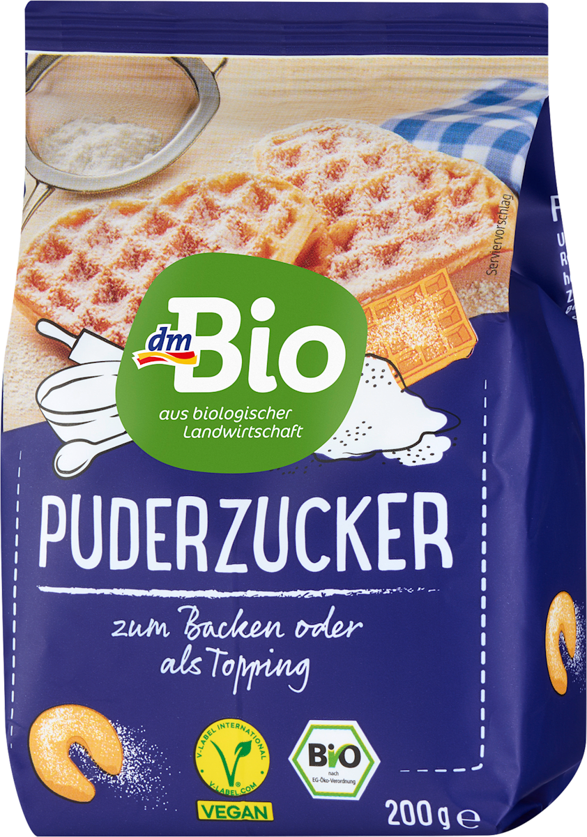 dmBio Puderzucker, 200 g