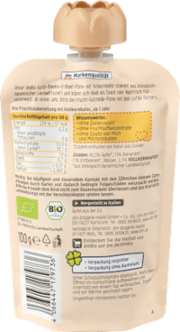 Quetschie Apfel-Banane-Erdbeere mit Hafer, ab 1 Jahr, 100 g