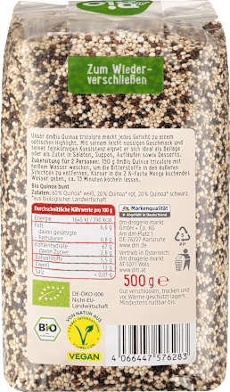 Quinoa Tricolore, 500 g