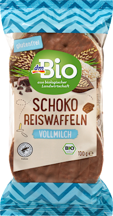 Reiswaffeln, Schoko Vollmilch, glutenfrei, 100 g