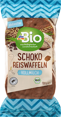 Reiswaffeln, Schoko Vollmilch, glutenfrei, 100 g