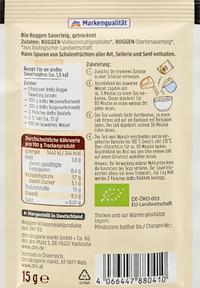 Roggen Sauerteig Extrakt, 15 g