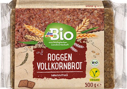 Roggen Vollkornbrot, 500 g