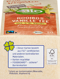 Rooibos thee met vanille (20 zakjes), 30 g