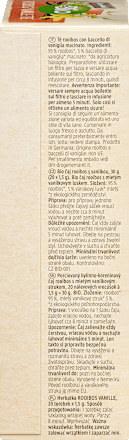 Rooibos thee met vanille (20 zakjes), 30 g