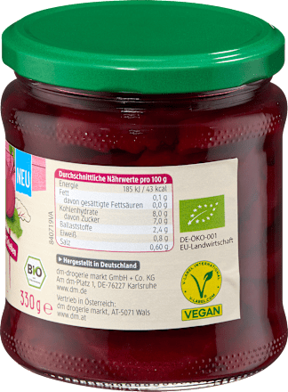 Rote Bete in Scheiben, 220 g