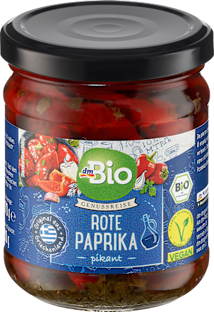 Rote Paprika in Kräuteröl, 80 g