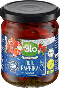 Rote Paprika in Kräuteröl, 80 g