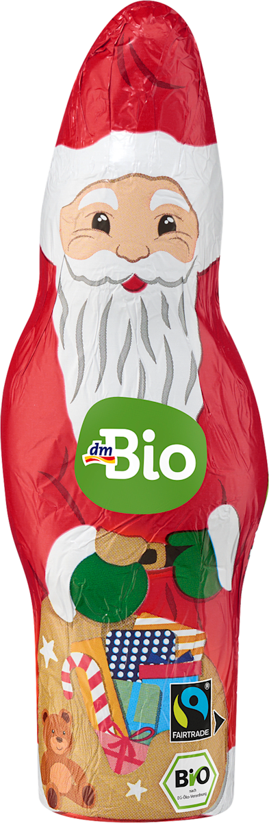 dmBio Schoko Weihnachtsmann, 75 g