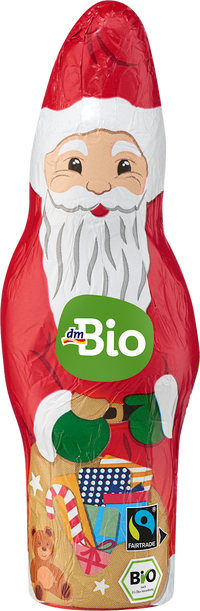dmBio Schoko Weihnachtsmann, 75 g