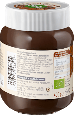 Schokocreme Nuss-Nougat, 400 g