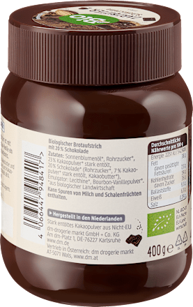 Schokocreme Zartbitter, 400 g