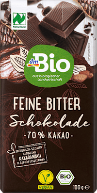 Schokolade, Feine Bitter, 70 % Kakao, 100 g