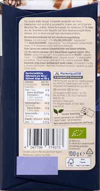 Schokolade Nougat, 100 g