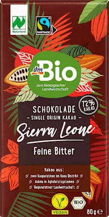 Schokolade, "Sierra Leone" Feine Bitter, 80 g