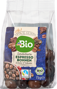 Schokolierte Espressobohnen, 75 g