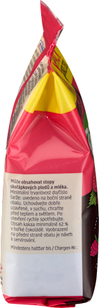 Schokolierte Himbeeren in Zartbitter, 150 g