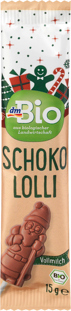 dmBio Schokololli, Vollmilch, 15 g