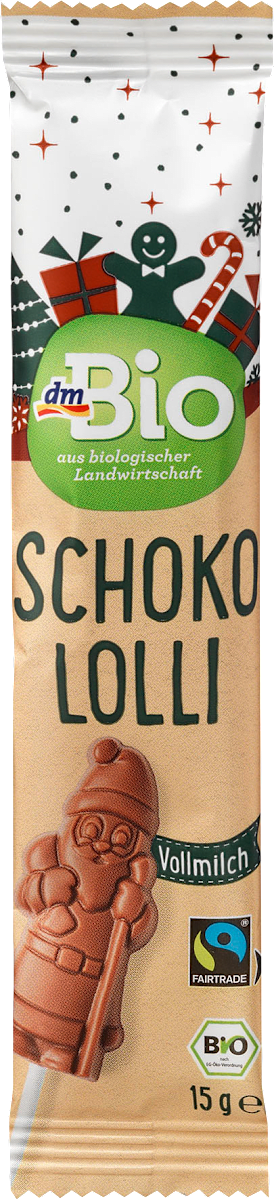 dmBio Schokololli, Vollmilch, 15 g