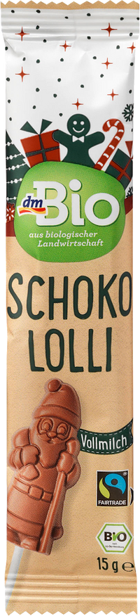 dmBio Schokololli, Vollmilch, 15 g