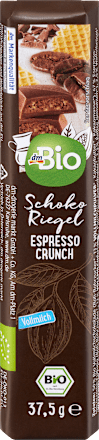 Schokoriegel, Vollmilch Espresso Crunch, 37,5 g