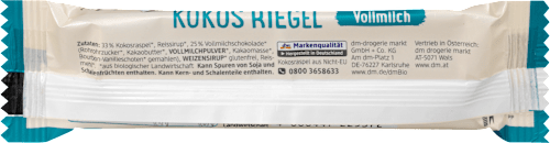Schokoriegel, Vollmilch Kokos, 40 g