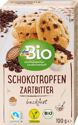 Schokotropfen Zartbitter, backfest, 100 g