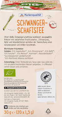 Schwangerschaftstee (20 Beutel), 30 g