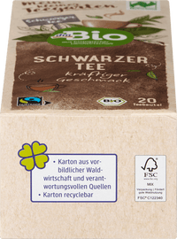 Schwarzer Tee (20 Beutel), 35 g