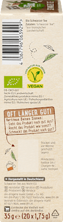 Schwarzer Tee (20 Beutel), 35 g