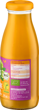 Smoothie, Apfel, Limette, Mango & Maracuja, 245 ml
