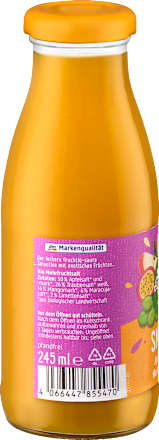 Smoothie, Apfel, Limette, Mango & Maracuja, 245 ml