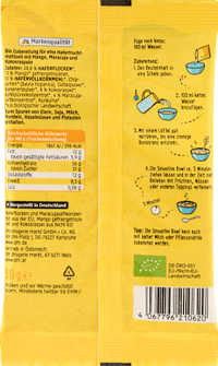 Smoothie Bowl, Mango-Maracuja-Kokos, 50 g
