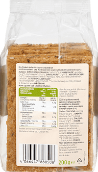 Snack Knäcke, Käse Kürbiskern, 200 g