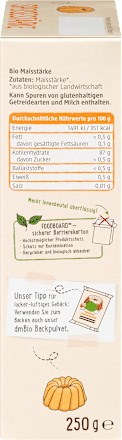 Speisestärke, reine Maisstärke, 250 g