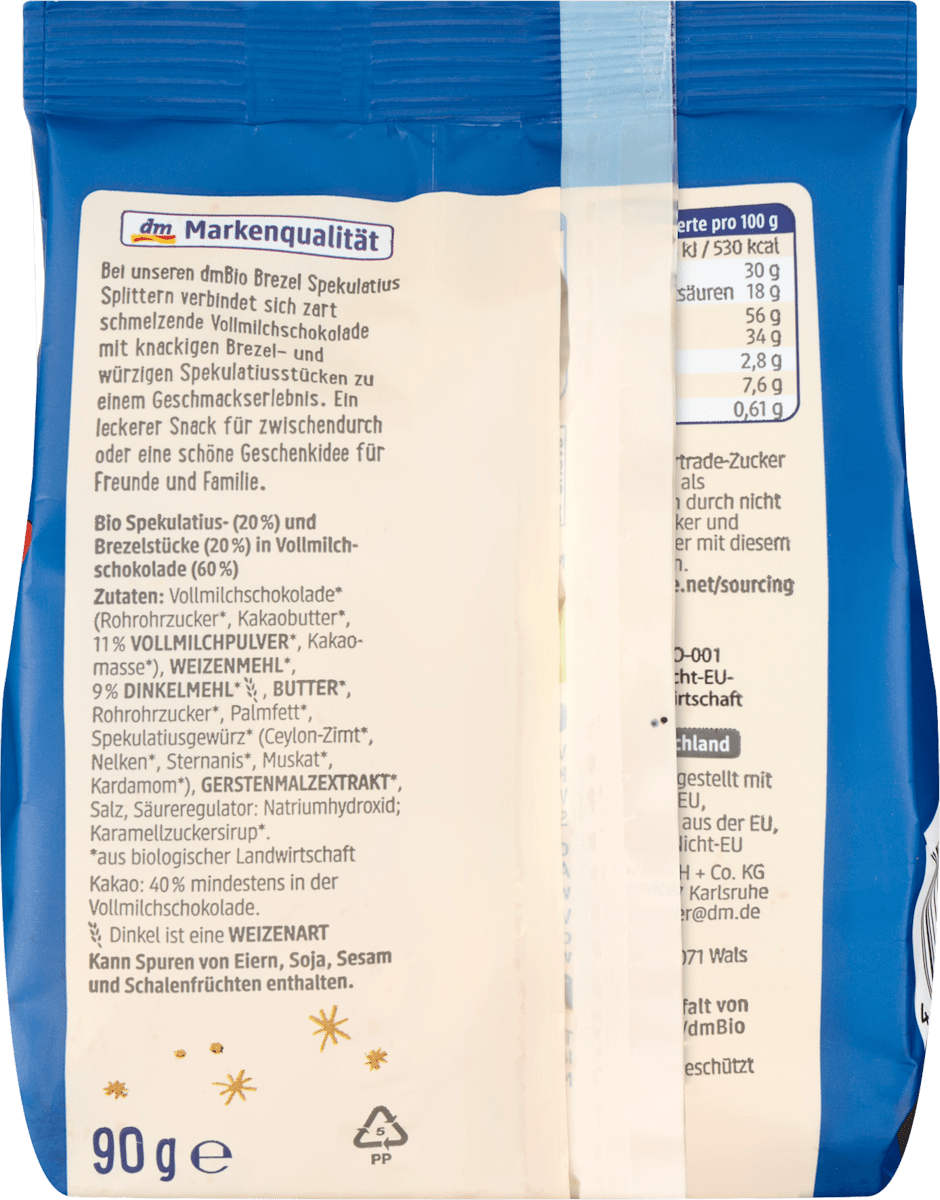 dmBio Spekulatius Splitter, 90 g