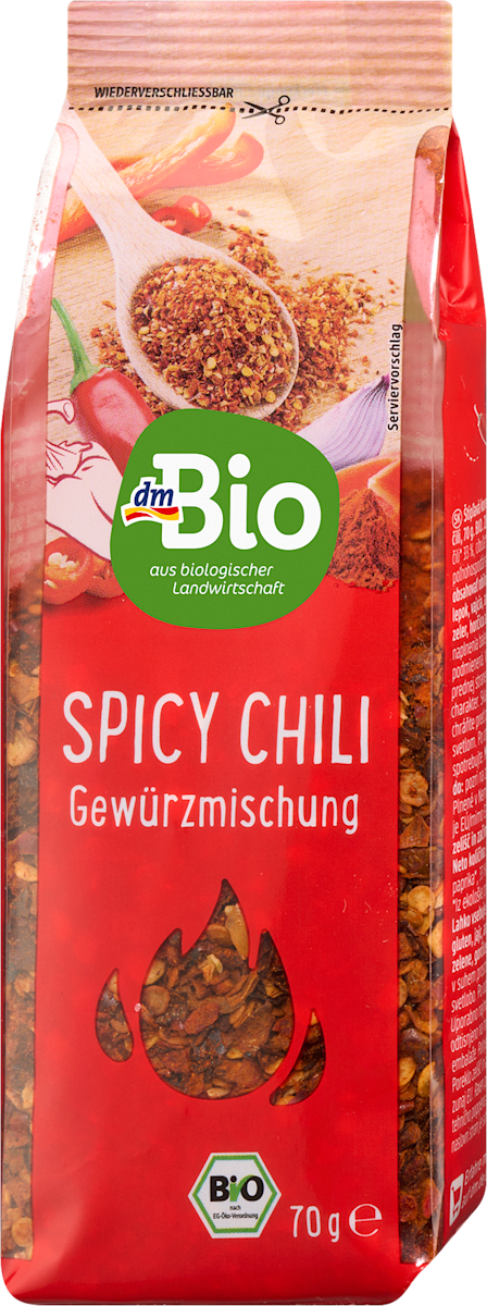 dmBio Spicy Chili, 70 g