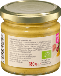 Streichcreme Dattel Curry, 180 g
