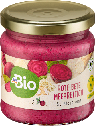 Streichcreme Rote Bete Meerrettich, 180 g
