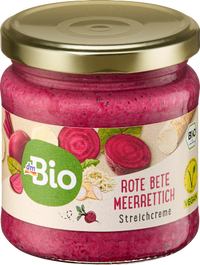 Streichcreme Rote Bete Meerrettich, 180 g