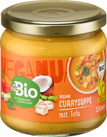Suppe, Curry mit Tofu, 330 ml