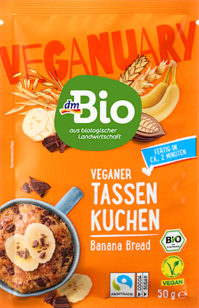 Tassenkuchen, Banana Bread, 50 g