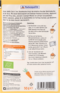 Tassenkuchen Carrot-Cake, 50 g